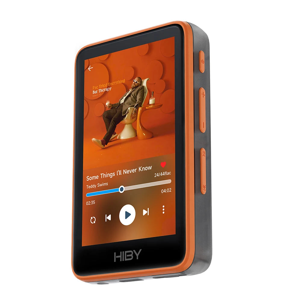 HiBy R1 HiFi Music Player with WiFi, BT 5.1 & USB DAC orange-standard by HitMyNeed
