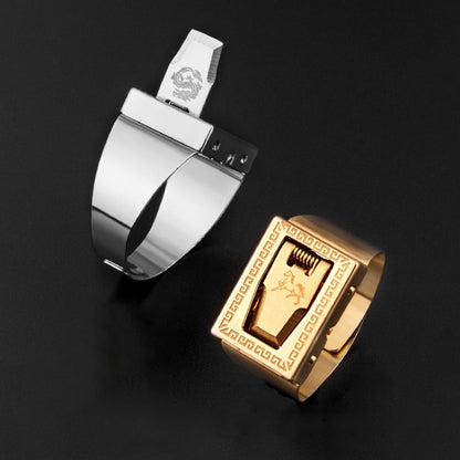 Hidden Blade Ring for Discreet Self-Defense by HitMyNeed