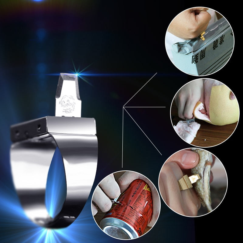 Hidden Blade Ring for Discreet Self-Defense by HitMyNeed