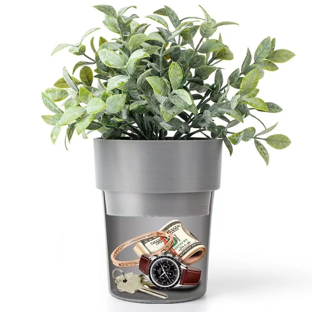 Hidden Flower Pot Safe with Combination Lock by HitMyNeed