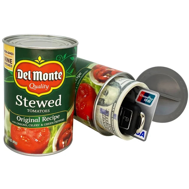 Hidden Food Can Diversion Safe for Cash & Valuables tomatoes by HitMyNeed
