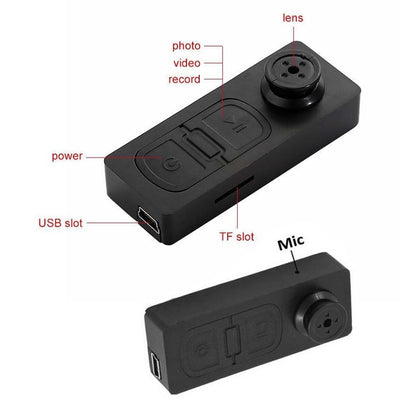 Hidden Mini Spy Camera with Audio Recording by HitMyNeed