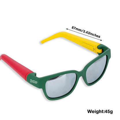 Hidden Sunglasses & Rolling Paper Storage Tube yellow-red-green by HitMyNeed