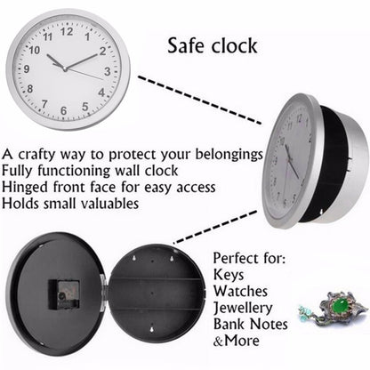 Hidden Wall Clock Safe with Large Storage by HitMyNeed