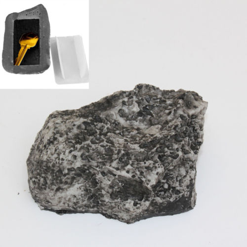 Hide a Key Rock Discreet Outdoor Key Storage by HitMyNeed