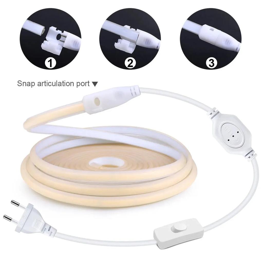 High Bright COB LED Neon Strip Light IP67 220V by HitMyNeed