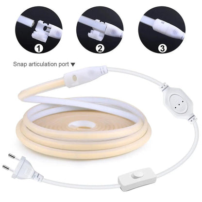 High Bright COB LED Neon Strip Light IP67 220V by HitMyNeed