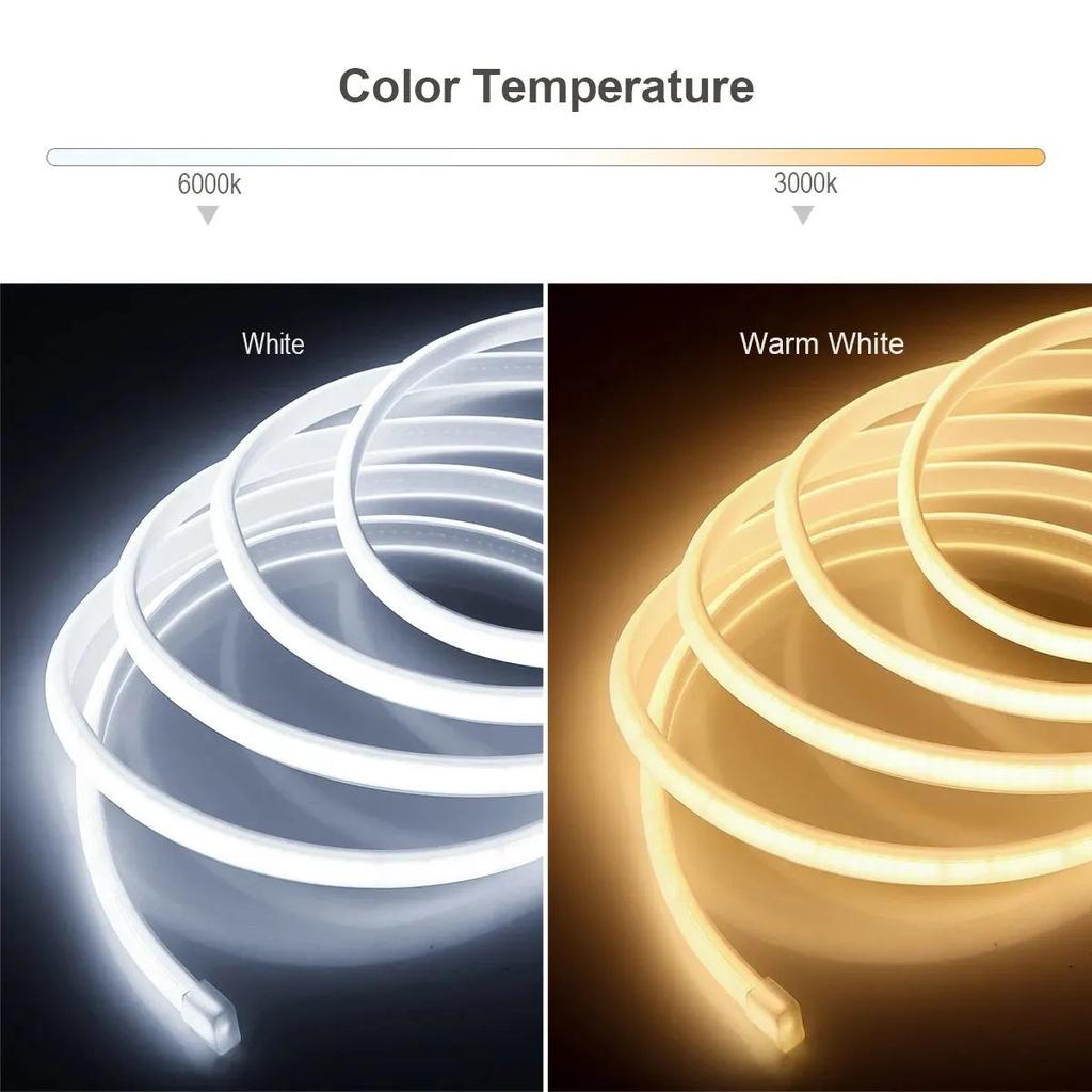 High Bright COB LED Neon Strip Light IP67 220V by HitMyNeed