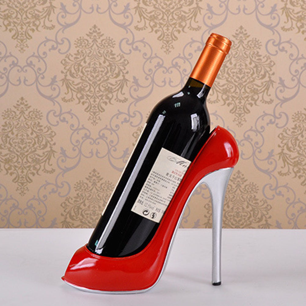 High Heel Shoe Wine Bottle Holder Display Stand by HitMyNeed