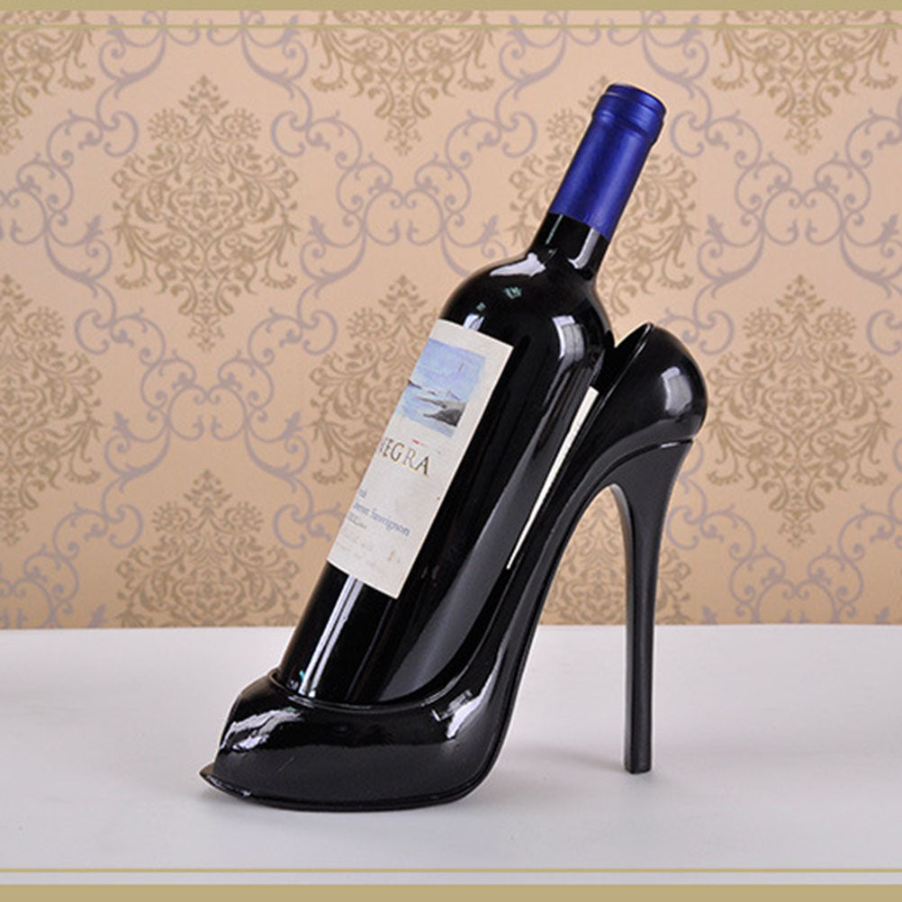 High Heel Shoe Wine Bottle Holder Display Stand by HitMyNeed