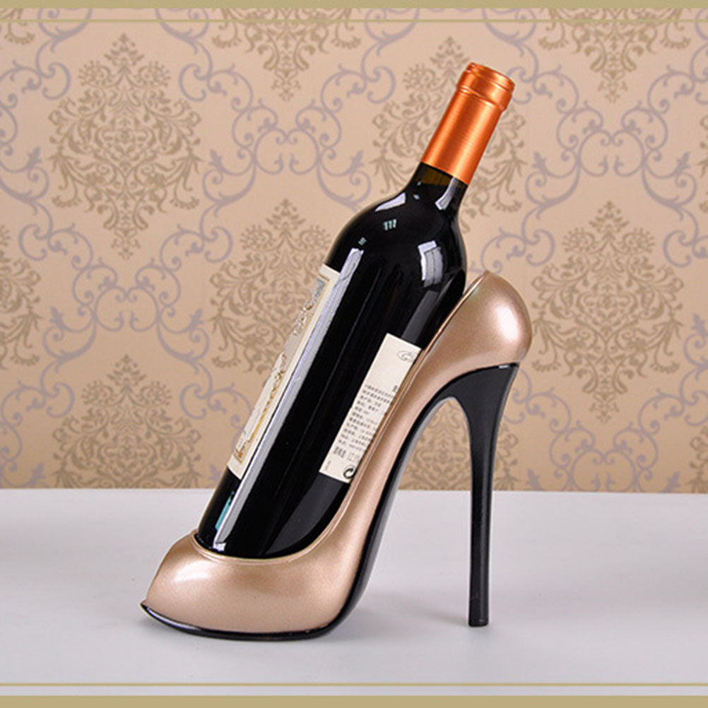High Heel Shoe Wine Bottle Holder Display Stand by HitMyNeed