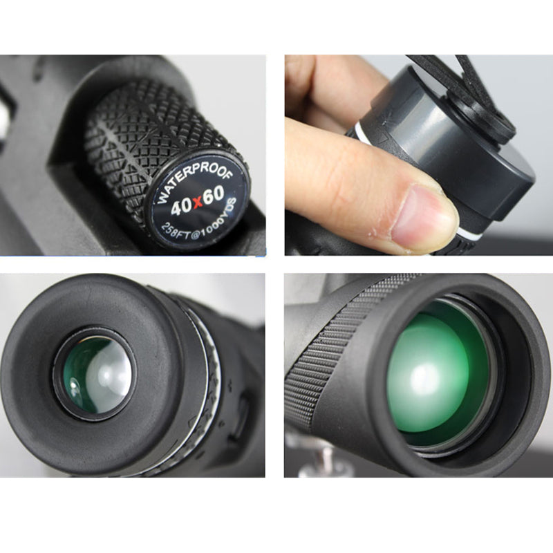 High Power 40x60 Monocular Telescope with Phone Mount by HitMyNeed