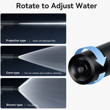 High Pressure 3-Mode Car Wash Spray Nozzle by HitMyNeed