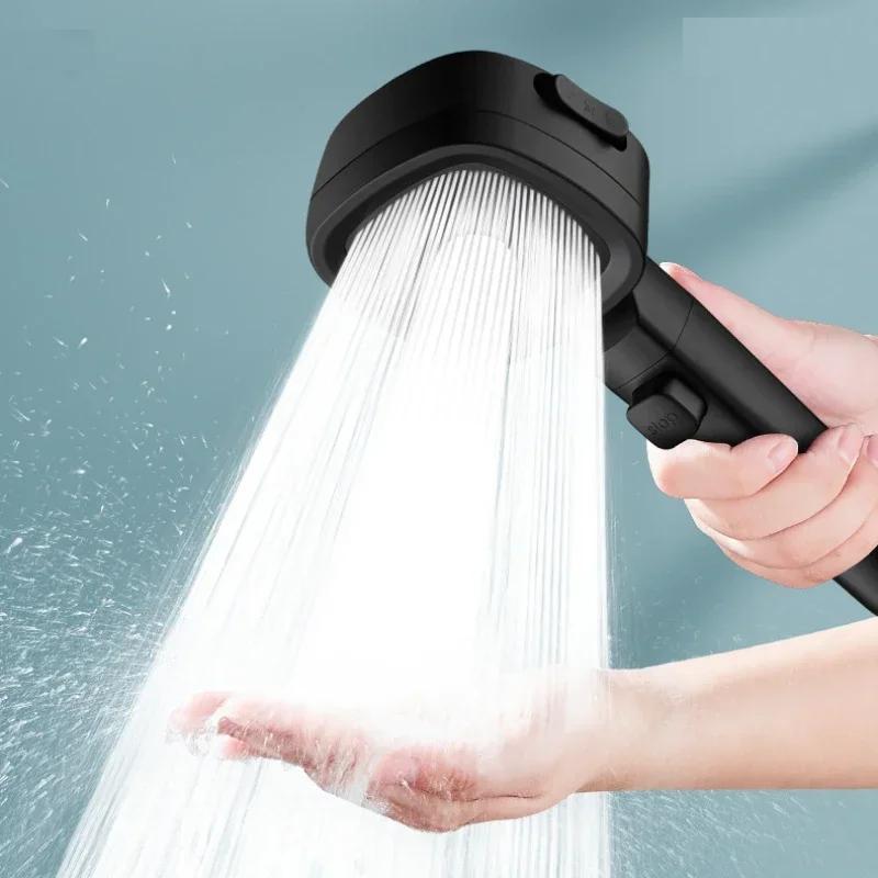 High Pressure 3-Mode Water-Saving Shower Head Set by HitMyNeed
