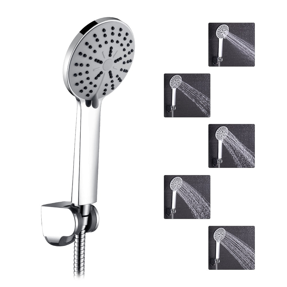 High-Pressure 5-Mode Water-Saving Shower Head by HitMyNeed