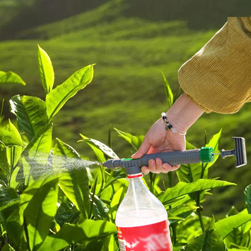 High Pressure Hand Bottle Sprayer with Adjustable Nozzle by HitMyNeed