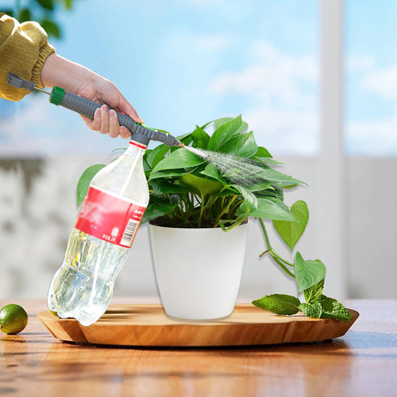 High Pressure Hand Bottle Sprayer with Adjustable Nozzle by HitMyNeed
