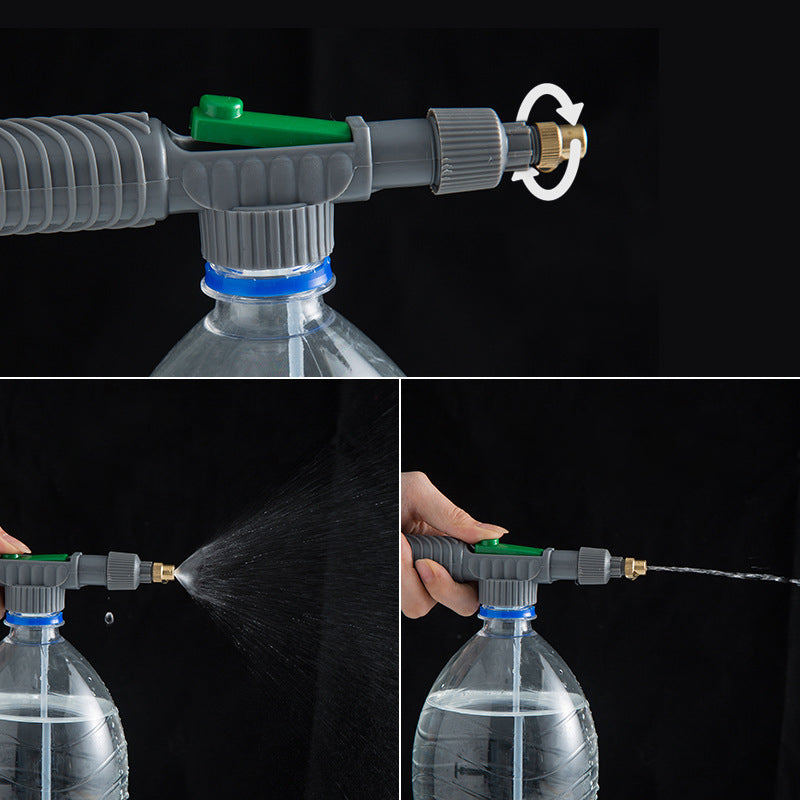 High-Pressure Hand Sprayer with Adjustable Nozzle by HitMyNeed