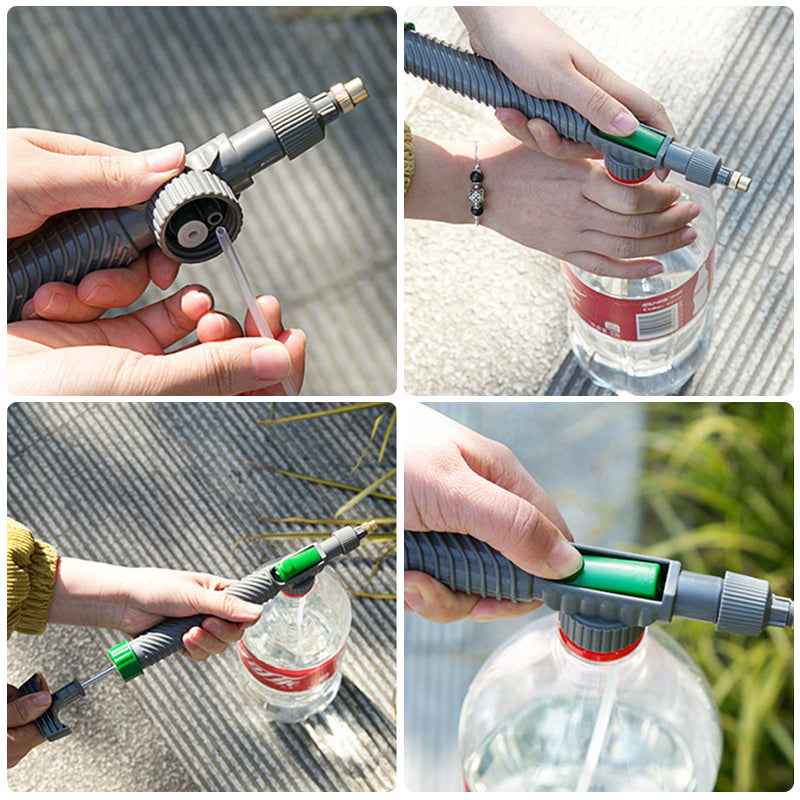 High-Pressure Hand Sprayer with Adjustable Nozzle by HitMyNeed