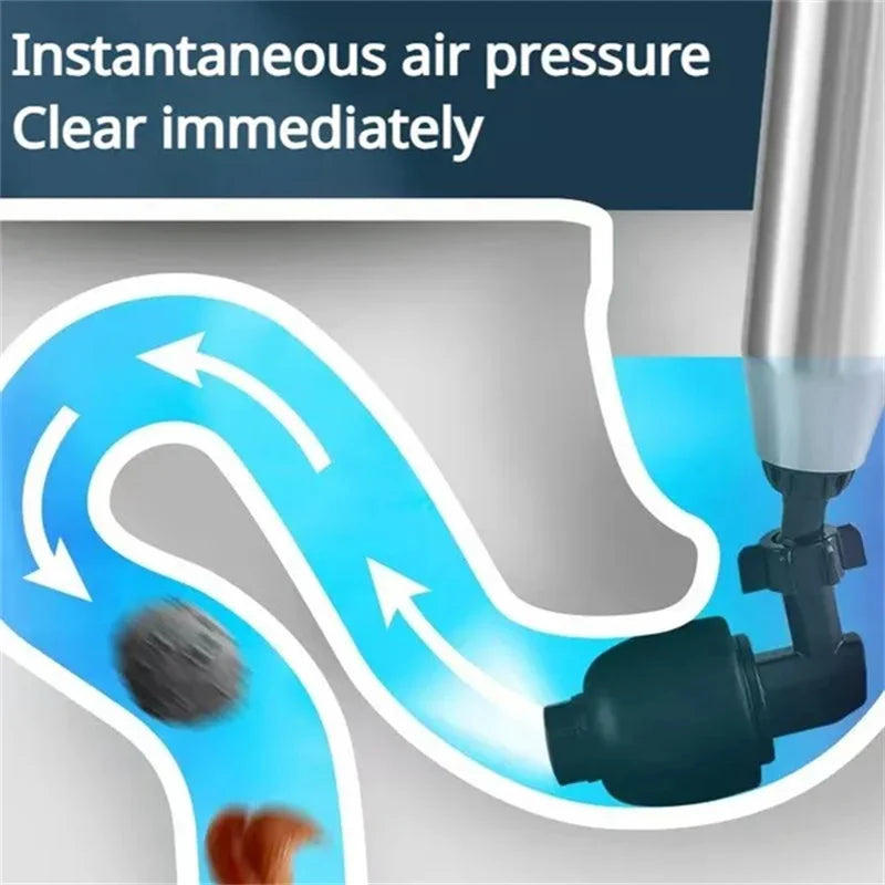 High-Pressure Toilet & Drain Plunger Kit by HitMyNeed