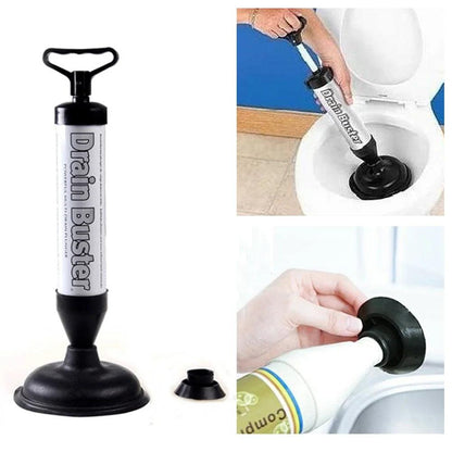 High-Pressure Toilet & Sink Drain Plunger Set by HitMyNeed