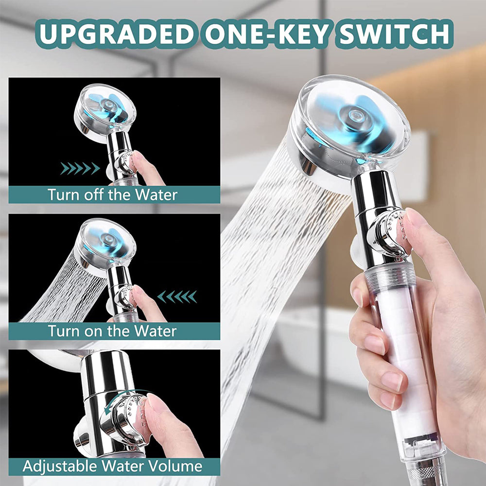 High Pressure Water-Saving Handheld Shower Head by HitMyNeed