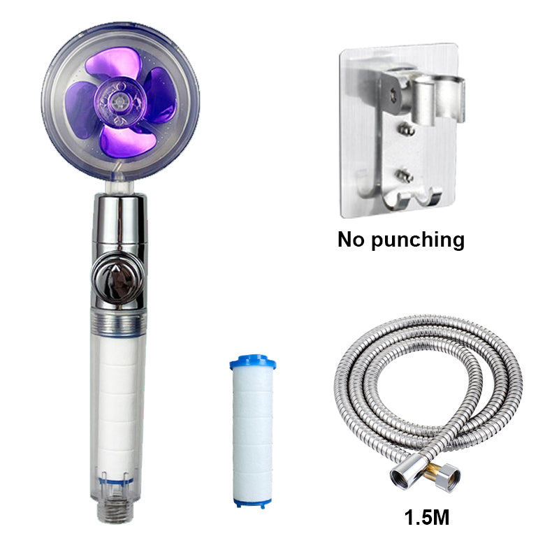 High Pressure Water-Saving Handheld Shower Head tou07-purple-suit by HitMyNeed