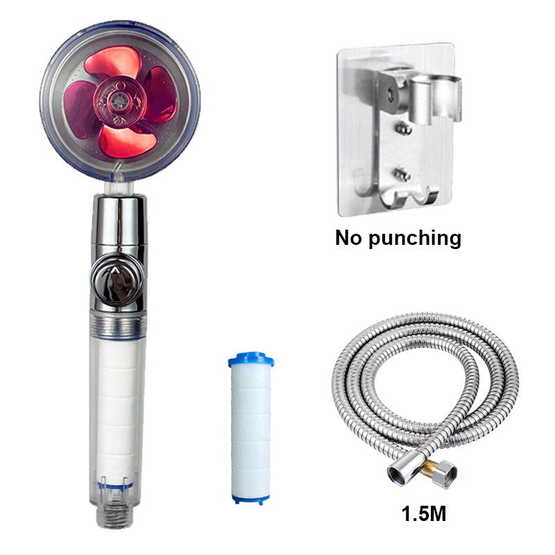 High Pressure Water-Saving Handheld Shower Head tou07-red-suit by HitMyNeed