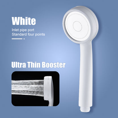High Pressure Water-Saving Rainfall Shower Head Set white by HitMyNeed