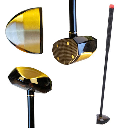 High Quality Park Golf Club with Head Cover black-gold by HitMyNeed