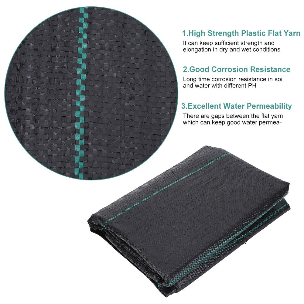 High-Strength Weed Control Fabric 2 x 5m by HitMyNeed