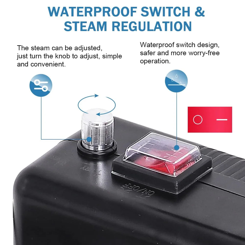 High-Temperature Home Steam Cleaner with Brush Set by HitMyNeed