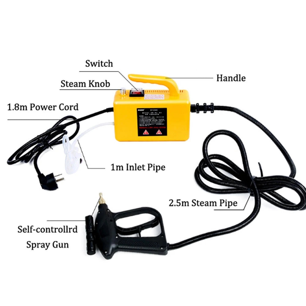 High-Temperature Home Steam Cleaner with Brush Set by HitMyNeed