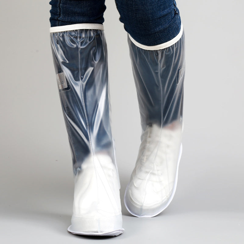 High Tube Reusable PVC Rain Shoe Covers m-36-37 by HitMyNeed