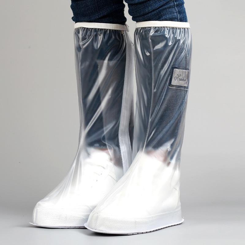 High Tube Reusable PVC Rain Shoe Covers s-34-35 by HitMyNeed