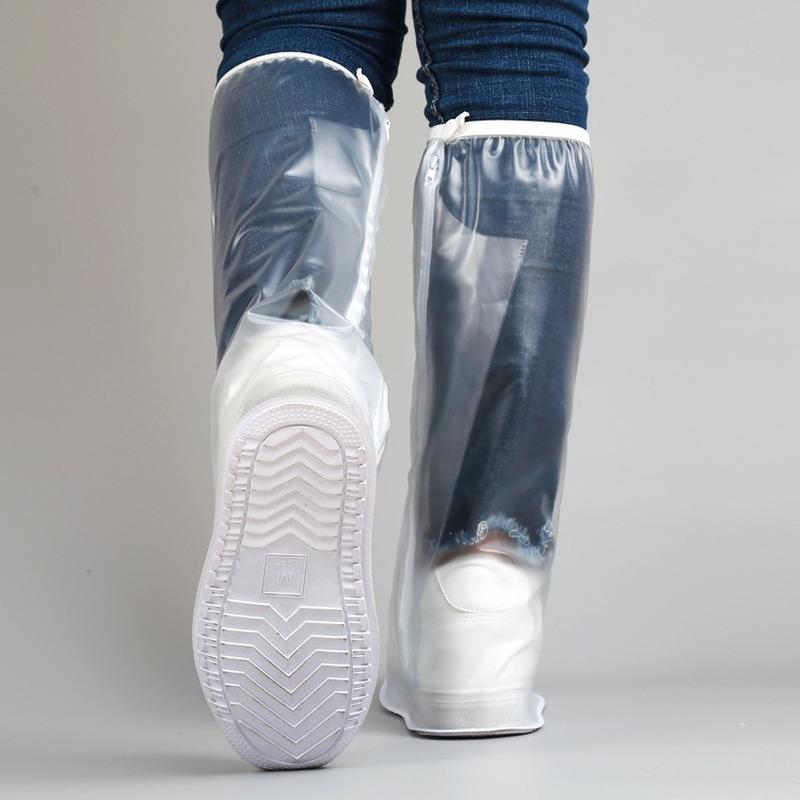 High Tube Reusable PVC Rain Shoe Covers xl-40-41 by HitMyNeed