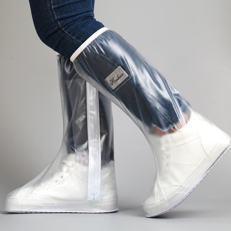 High Tube Reusable PVC Rain Shoe Covers xxl-42-43 by HitMyNeed