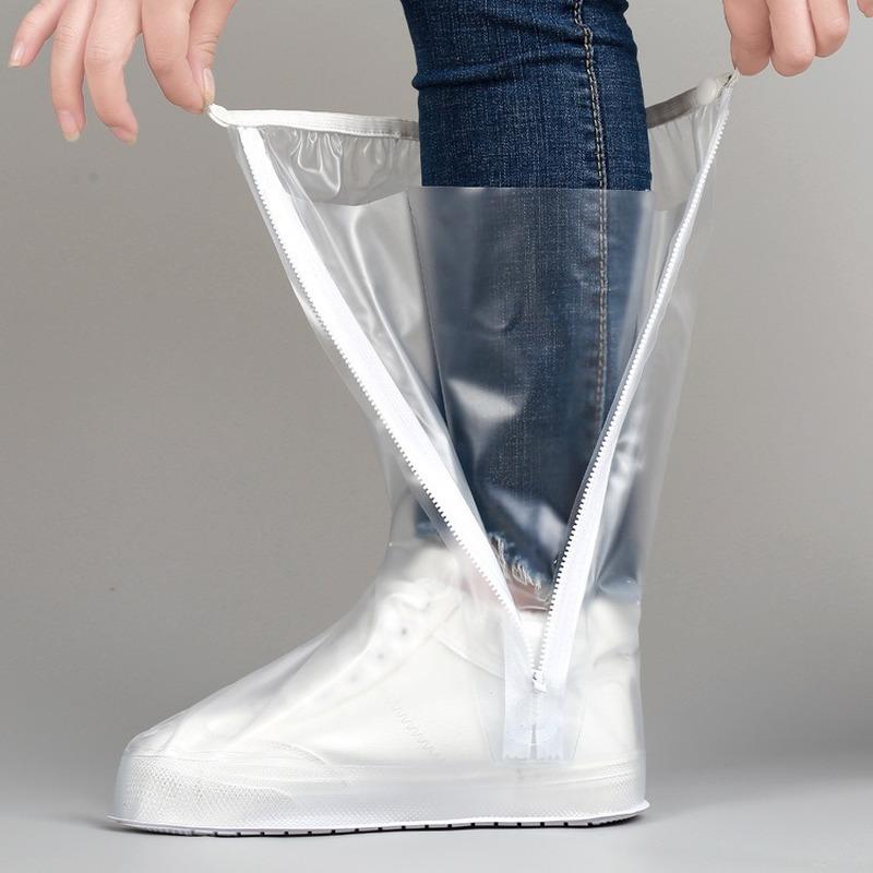 High Tube Reusable PVC Rain Shoe Covers xxxl-44-45 by HitMyNeed