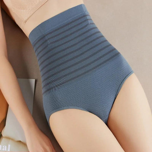 High Waist Seamless Shaping Panty with Butt Lift blue m by HitMyNeed