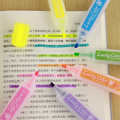 Highlight Marker Pen Set, 6 Colors by HitMyNeed