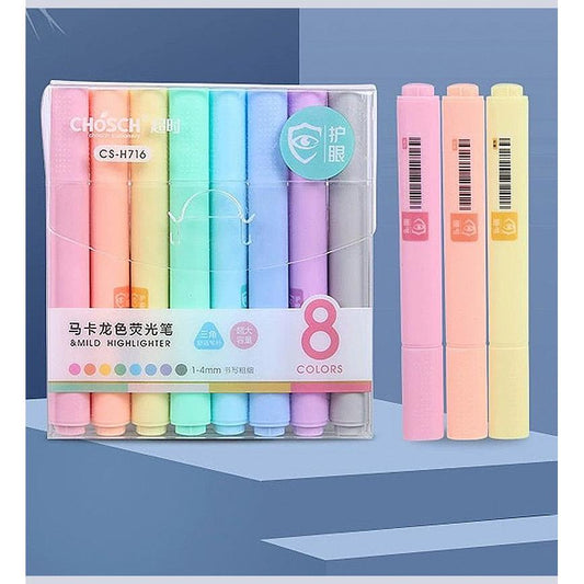 Highlighter Markers Set, 8 Candy Colors by HitMyNeed