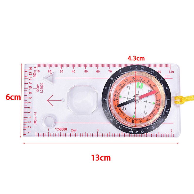 Hiking Compass with Map Ruler and Protractor by HitMyNeed