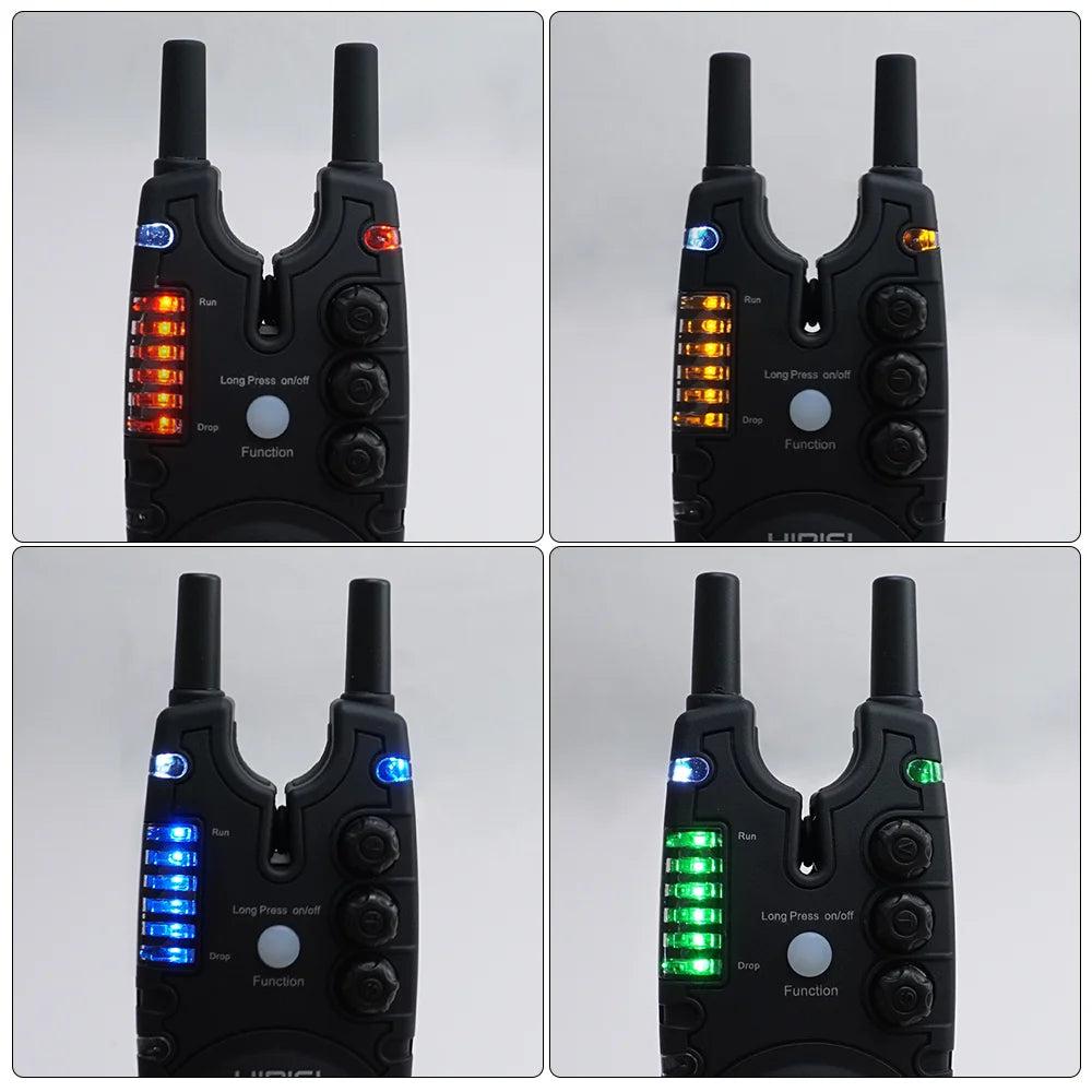 Hirisi S8 Carp Wireless Bite Alarm Set with Remote by HitMyNeed