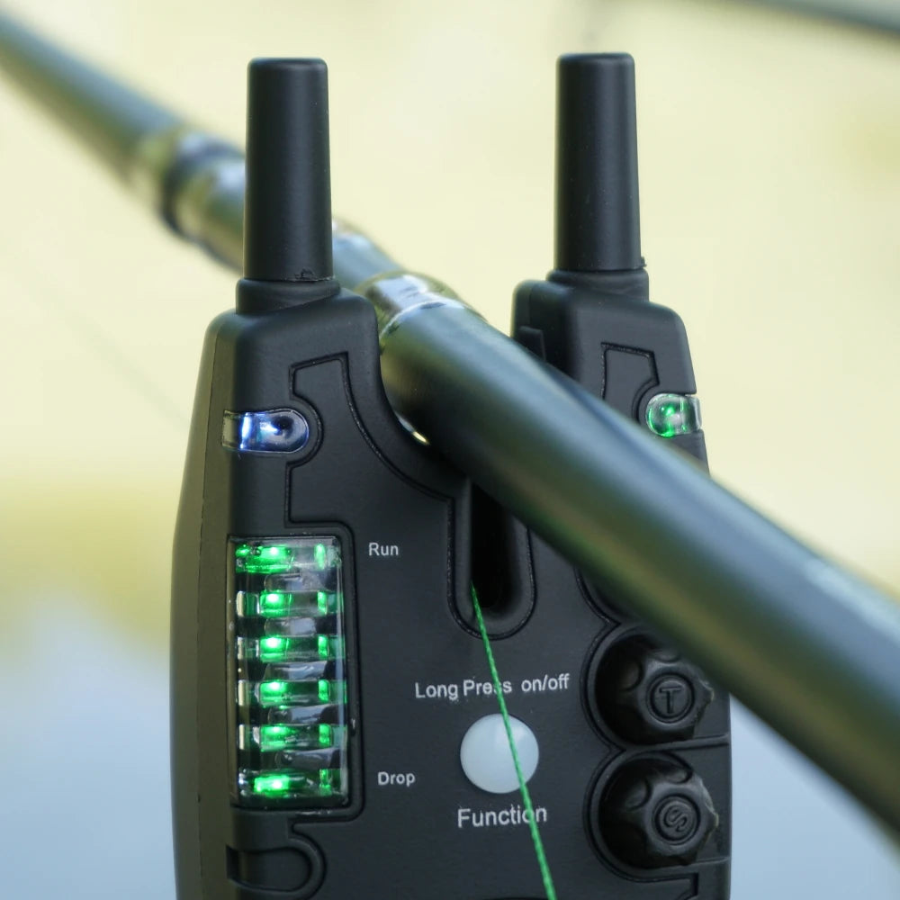 Hirisi S8 Carp Wireless Bite Alarm Set with Remote by HitMyNeed