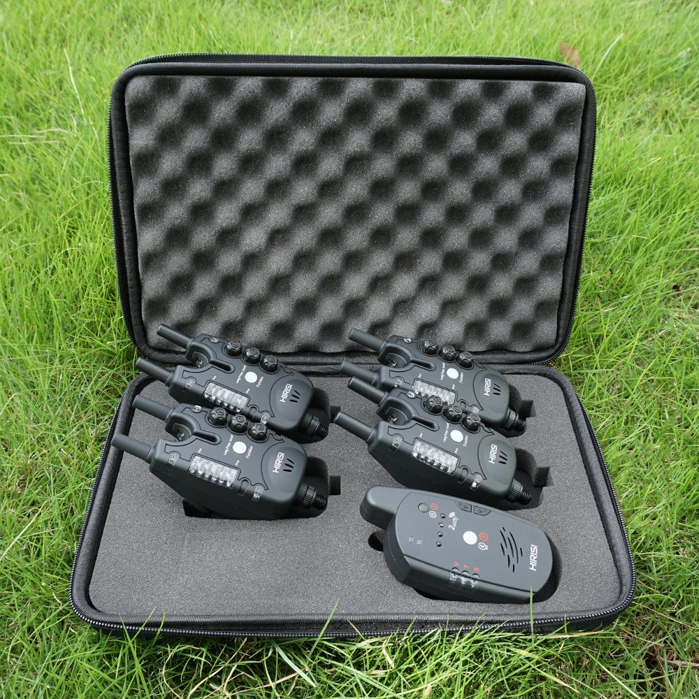 Hirisi S8 Carp Wireless Bite Alarm Set with Remote by HitMyNeed