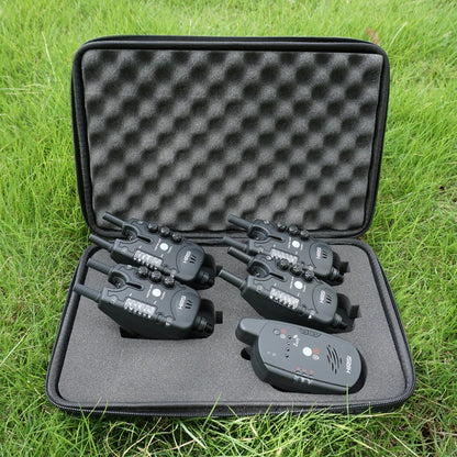 Hirisi S8 Carp Wireless Bite Alarm Set with Remote by HitMyNeed