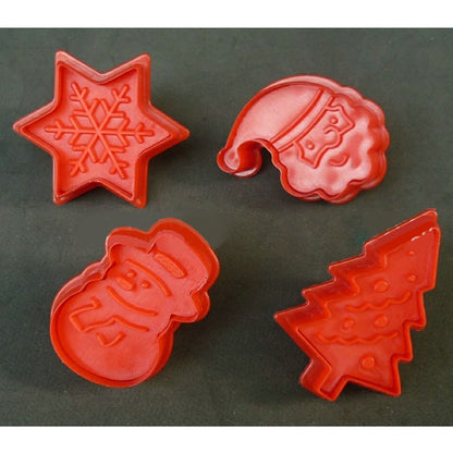 Holiday Cookie Cutters 4-Piece Christmas Set by HitMyNeed