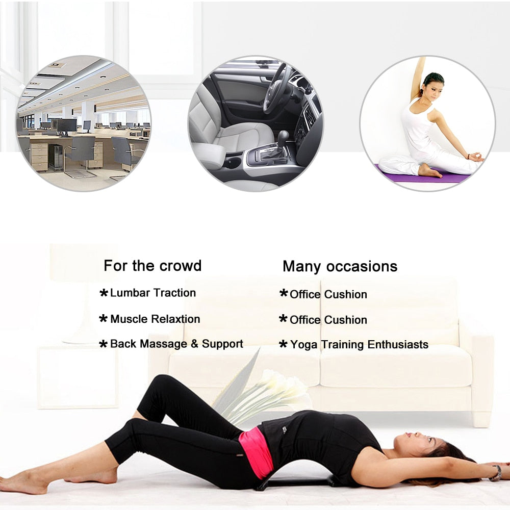 Holistic Back Stretcher with Adjustable Massage Arc by HitMyNeed