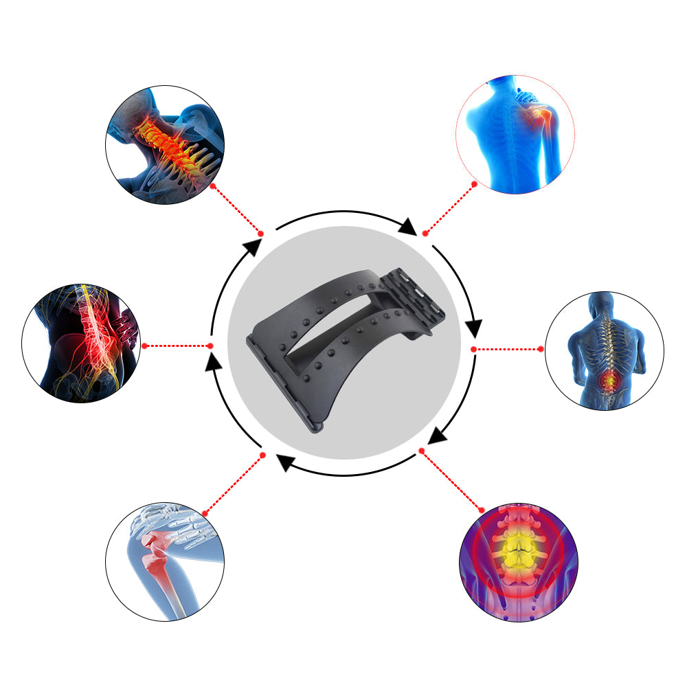 Holistic Back Stretcher with Adjustable Massage Arc by HitMyNeed