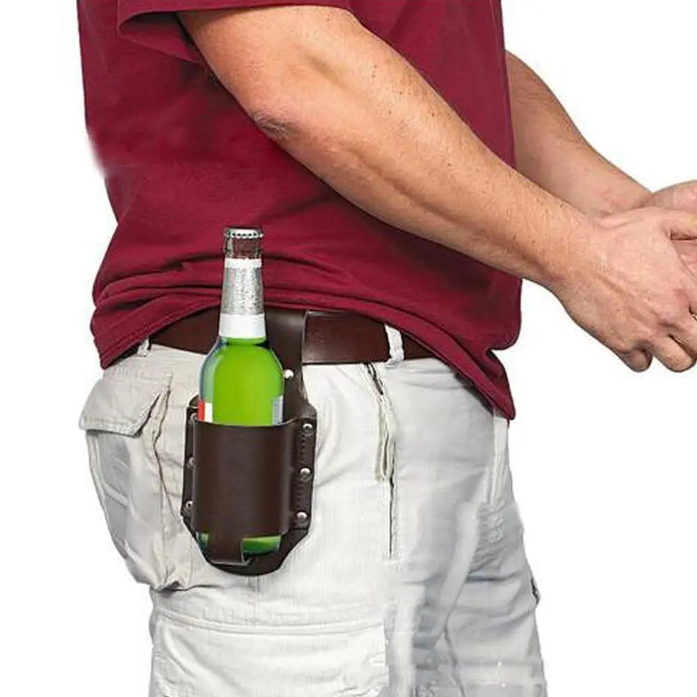 Holster Portable Beer & Bottle Waist Belt Holder by HitMyNeed